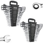 Combination Wrench Set, 30-Piece Ratcheting Wrench Set With Organizer Rack, Cr-V Steel Wrench Set SAE 1/4" To 1", Metric 8 Mm To 24 Mm, Ideal For General Household, Garage, Workshop, Emergency