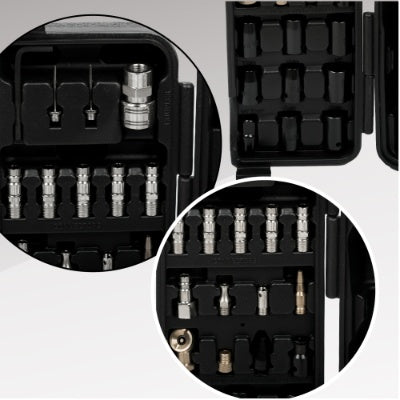 71 Piece Air Tool And Accessories Kit, Impact Wrench, Air Ratchet, Die Grinder, Aire Hammer, Hose Fittings, Storage Case