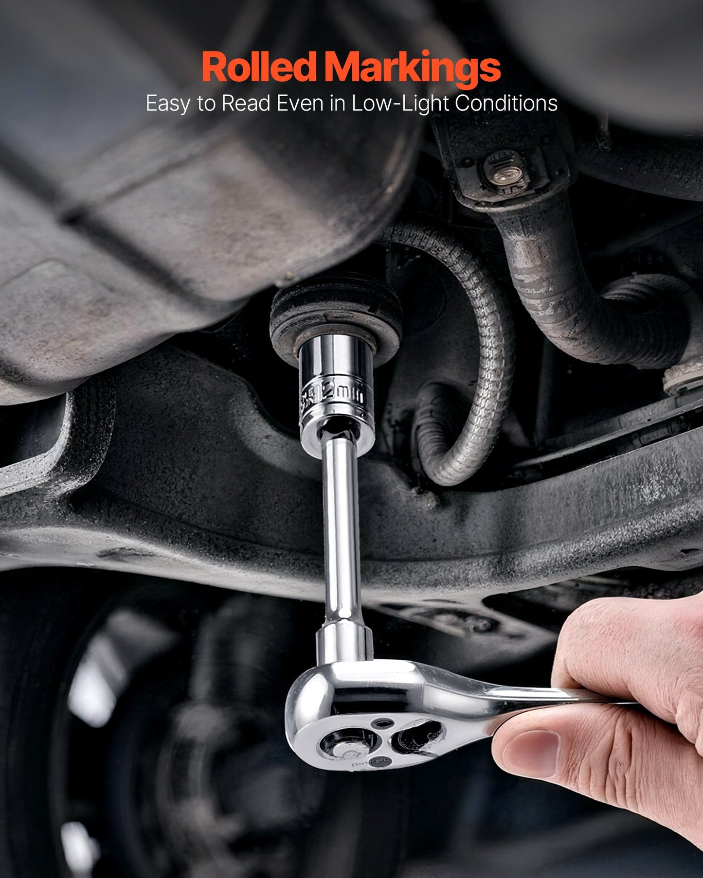 Socket Set, 70 Pieces, 1/4 Inch Drive Socket And Ratchet Set, SAE And Metric, Deep And Shallow, Mechanic Tool Kit With Bits, Accessories And Storage Case, CR-V Alloy Steel, For Automotive Repair