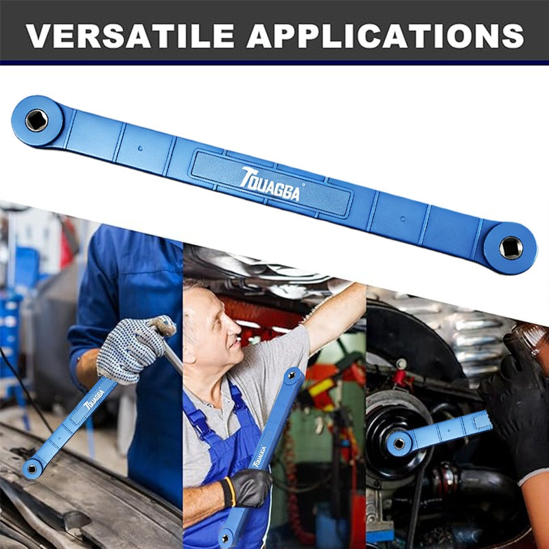 Offset Extension Wrench, Impact Grade Square Drive Adapters For Hard To Reach Fasteners In Tight Spaces 3 Piece Set