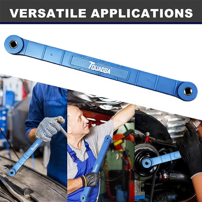 Offset Extension Wrench, Impact Grade Square Drive Adapters For Hard To Reach Fasteners In Tight Spaces 3 Piece Set